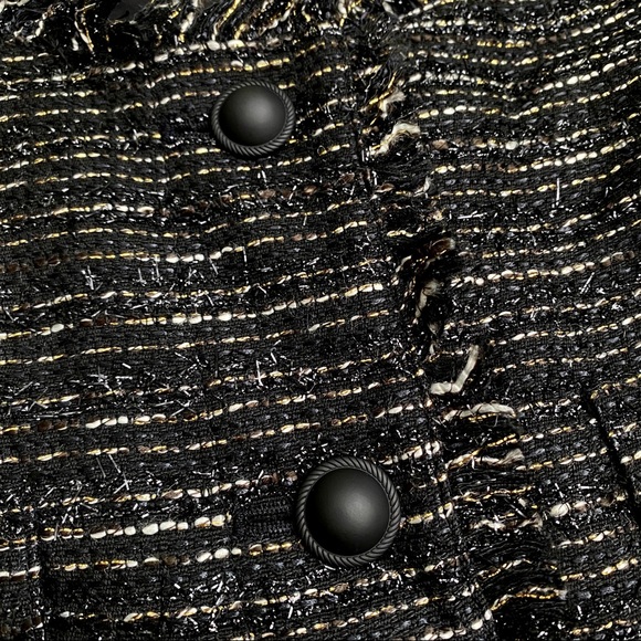 Express Drop Shoulder Metallic Tweed Jacket, XL, NWT - Picture 5 of 9